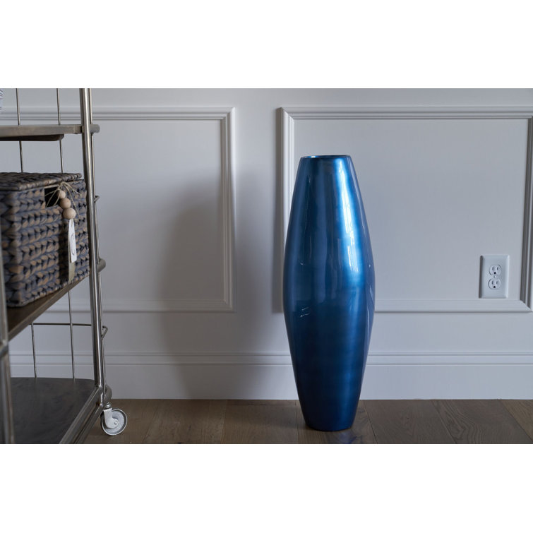 Blue floor online vase